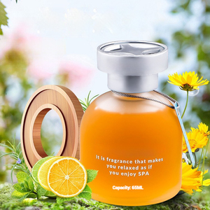 Difusor de Perfume Colgante para Coche con Tapa Giratoria de Cristal Líquido, Ambientador sin Electricidad, Venta al por Mayor, a la Moda - Product Image 2