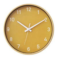 Horloge murale numérique moderne Hendery de 12 pouces, style antique, chiffres arabes personnalisables, design élégant pour salon