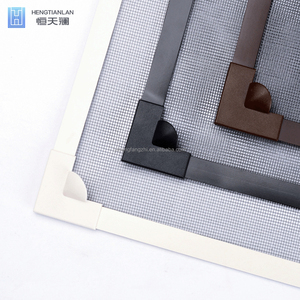 Moderne Diy Insect Muskietennet Vliegenraam Gaas <span class=keywords><strong>Net</strong></span> Kleverige Magnetische Tape Zwart-Voor Slaapkamer Keuken Buiten Woonkamer - Product Image 1