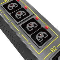 Unité de distribution d'alimentation (PDU) intelligente UL 36 ports C39 63A 415V avec SNMP pour centre de données, rack de serveur 42U 48U, PDU commutée pour rack haute densité
