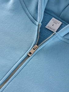 Diseñador personalizado China Venta al por mayor Zip Hood Melanin Heavyweight 360g Algodón Oversized Slimfit Loose Fit Otoño Sudaderas con capucha personalizadas - Product Image 3