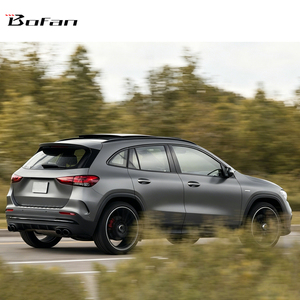 Diffuseur arrière style GLA45 AMG avec embouts argentés pour Mercedes-Benz <span class=keywords><strong>GLA</strong></span> W247 <span class=keywords><strong>2020</strong></span>+ Ajustement direct ABS non peint - Product Image 4