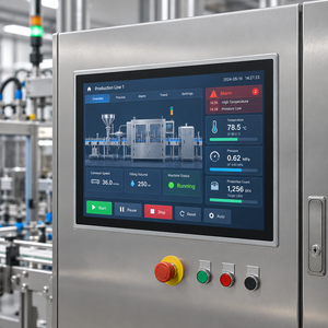 Écran tactile industriel personnalisé de 15, 17, 19 pouces en acier inoxydable IP65 OEM ODM pour affichage de cuisine, signalisation numérique, HMI - Product Image 1