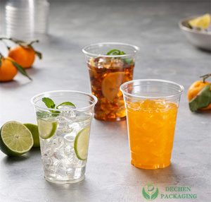 16oz Plastic Can Cup 16oz Plastic Cups With Lids And Straws Wholesale