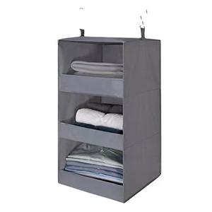 Foldable storage contaniers home organizer home storage & organization for Trailer 3-shelf hanging closet organizer