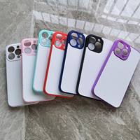 Coque TPU de téléphone portable 2D de haute qualité, différentes couleurs, pour iPhone, transfert de chaleur par Sublimation, offre spéciale