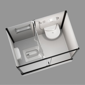 Módulo de Baño Prefabricado Todo en Uno, Fácil de Instalar, Módulo de Baño Completo, Cuarto de Ducha Integrado, Unidad de Baño Integrada - Product Image 4
