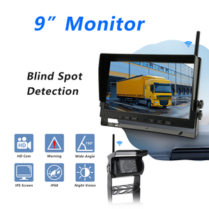 Sistema di telecamere di Backup <span class=keywords><strong>Wireless</strong></span> digitale 9 pollici <span class=keywords><strong>Wireless</strong></span> a prova di polvere inversa <span class=keywords><strong>Monitor</strong></span> ampia tensione inferiore a 60V per impieghi gravosi - Product Image 2
