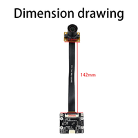 Module de caméra USB2.0 UVC 48MP Plug and Play 8000*6000 1/2 pouce CMOS FF/NF MJPEG YUV2 pour appareil de reconnaissance faciale intérieur