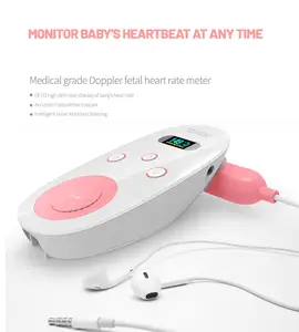 Häusliche Pflege Angels ounds fetaler Doppler Ultraschall fetaler Baby Herzfrequenz messer Ultraschall fetaler Doppler mit CE