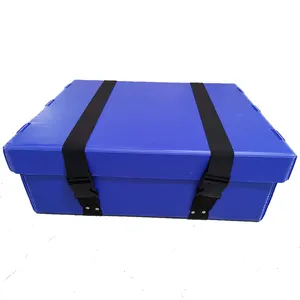 Пользовательская красочная ПП гофрированная корфлейта рифленая пластиковая упаковочная коробка