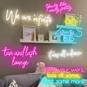 Custom Dimmable <b>LED</b> RGB Neon Lights Signs Personalized 3D Neon Wall Decor for Bar Bedroom Company Logo Name Office Use - Product Image 1
