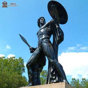 Célèbre Sculpture de <span class=keywords><strong>la</strong></span> <span class=keywords><strong>mythologie</strong></span> <span class=keywords><strong>grecque</strong></span> Statue d'Achille en bronze grandeur nature - Product Image 3