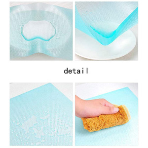 Tovaglietta opaca del tavolo della fodera del cassetto della stuoia del frigorifero della stuoia del frigorifero di plastica trasparente calda - Product Image 5