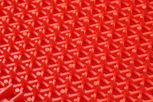 אריחי מגרש כדורסל נגד החלקה למועדון אימון כדורעף עם מחצלת גומי במפעל בעלת תכונה ישירה של מגרשי FIBA מודולריים - Product Image 5