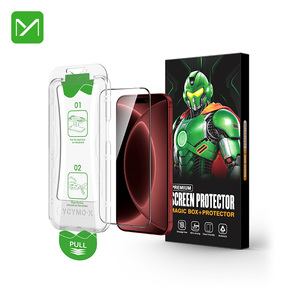 Protector <span class=keywords><strong>de</strong></span> Pantalla <span class=keywords><strong>de</strong></span> Vidrio Flexible Irrompible, Fácil <span class=keywords><strong>de</strong></span> Instalar, Magic Box para <span class=keywords><strong>iPhone</strong></span> 18Pro / 18 Pro Max/ 17 16 15 14 13 <span class=keywords><strong>12</strong></span> - Product Image 1