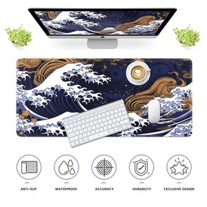 Nhật Bản sóng biển lớn chuột <span class=keywords><strong>Pad</strong></span> Chuột chơi game <span class=keywords><strong>Pad</strong></span> chống trượt cơ sở cao su khâu cạnh hoàn hảo Anime chuột <span class=keywords><strong>Pad</strong></span> cho chơi game - Product Image 4