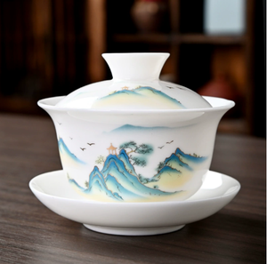 Customized High-End White Jade Porcelain Kung Fu Suit Direct Sales From Ceramic <b>Tea</b> <b>Set</b> Manufacturers - Product Image 6