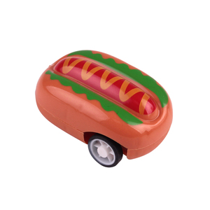 Nuovo Prodotto di Tendenza Molto Divertente a Prezzo di Fabbrica: Auto Giocattolo in Plastica di Alta Qualità a Forma di Hot Dog con Funzione Pull Back - Product Image 4