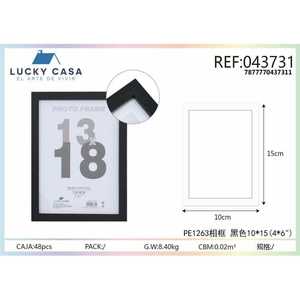 Ingrosso 13x18cm nero in pelle e legno cornice per foto fatta a mano 4x6 cornice per decorazioni per la casa e Display a parete - Product Image 1