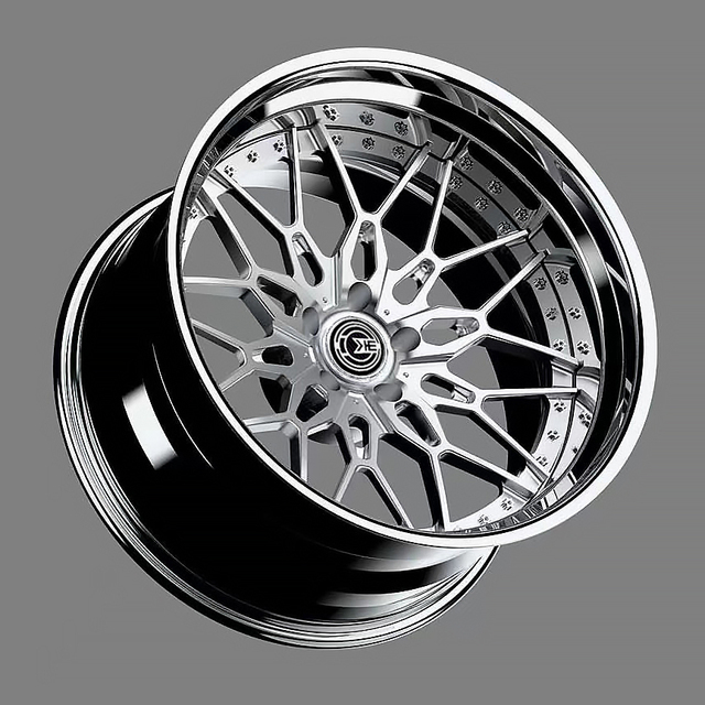 High-End T6061 Forged Deep Dish Concave Alloy Wheels 18 19 20 21 22 23 24 Inch 5X112 5X108 5X114.3 5X120 Hubs 2 Piece