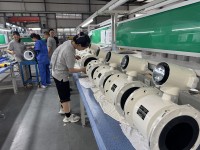 Digital Electromagnetic Flow Meter 0.5% F.s DN10~50 Flange Electromagnetic Flowmeter for Liquid Water Sewage Measurement