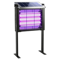 Piège à UV portable et détachable, répulsif anti-insectes, lumière LED solaire d'extérieur avec répulsif anti-moustiques pour ferme et jardin