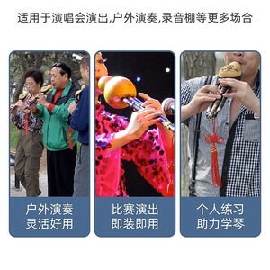 Hulusi Dedicated <b>Wireless</b> Microphone 2.4G <b>Receiver</b> Transmitter High Fidelity Audio Stage Performance Outdoor Use - Product Image 3
