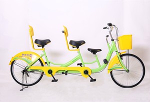 Bicicleta tándem con tres asientos para un divertido recorrido turístico y ciclismo - Product Image 2