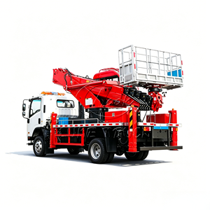 Camión con Plataforma de Trabajo Aérea de 32 m, Chasis de Camión Ligero Isuzu 4x4, Operación Ágil, Elevador de Cesta Pequeño para Reparación de Instalaciones Urbanas - Product Image 4
