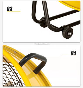 24 "Hoge Snelheid Industriële Trommelventilator Metalen Behuizing/Bladen Vloerventilator Zware Industriële Vloer <span class=keywords><strong>Drum</strong></span> Ventilator HJ-24ID - Product Image 3