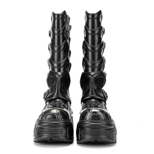 Botas de Motociclista con Plataforma a la Moda para Mujer, Otoño Invierno, Estilo Punk, Zapatos para Motocicleta, Diseño a Prueba de Viento, Calzado de Moda - Product Image 5