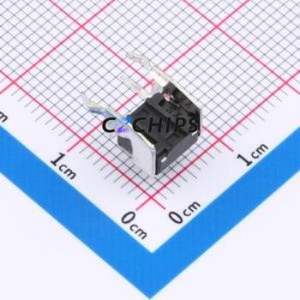 SMG-01Z-H065A1 Tactile Switch Bent Lead Through Hole-4P,7.5x7mm Switch Single Pole Single Throw Round Button 2.5N 7.5mm - Product Image 2