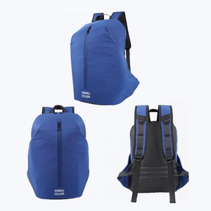 Sac à dos unisexe léger orange de l'usine du Vietnam, grande capacité, nouvelle tendance, en polyester, avec fermeture éclair et logo personnalisé, idéal pour l'extérieur - Product Image 2