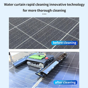 Robots et brosses de nettoyage de panneaux solaires 2026, équipement de nettoyage automatique de panneaux solaires, brosse de lavage à l'eau, kit de robot PV, <span class=keywords><strong>machine</strong></span> - Product Image 4