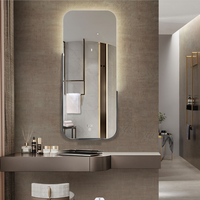 Smart Mirror LED Bathroom Mirror Anti-Fog Dimmable Wall Mounted Backlit Vanity Mirror with Touch Switch Factory Customization