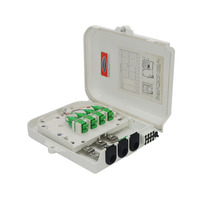 Boîtier de distribution de fibre optique extérieur étanche Hondao OTB-8A-002 Nap Box FTTH 8 cœurs 1x8 pour télécommunications