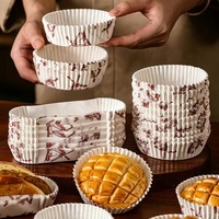 Gâteaux en papier jetables de haute qualité avec couvercles pour servir des puddings, des gelées et des desserts lors de fêtes