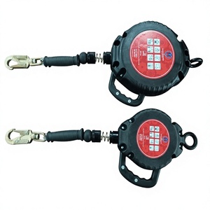 Dispositif anti-chute à rappel automatique de qualité supérieure, ligne de vie en sangle durable, résistance à la rupture de 500 kg, pour la construction et l'énergie - Product Image 2