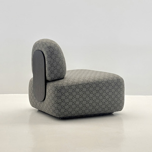 Sillón de Madera Maciza con Tapicería de Alta Calidad, Sillón de Descanso, Sofá Individual para Sala de Estar o Dormitorio, Colores Personalizables - Product Image 4