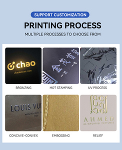 Tùy chỉnh sang trọng có thể tái chế Kraft Quà Tặng Giấy túi UV in bông sợi dây thừng xử lý đối với khuyến mãi đồ trang sức quần áo túi xách - Product Image 4