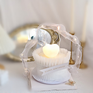 Honey And Sweetness Heart Shaped Cake Ornament Acrylic Valentine's Day Birthday Cake Decoration Fairy Style Cake Plugin - Product Image 4