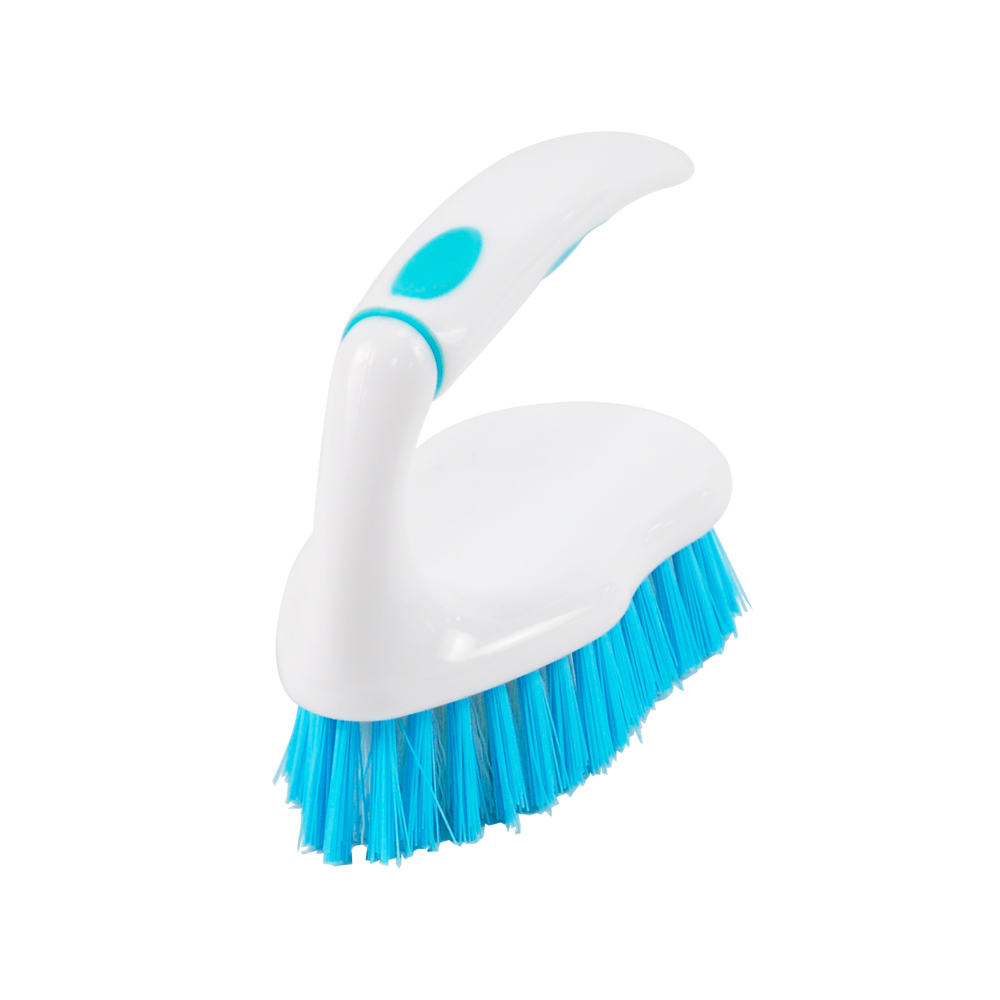 Fashion Design Iron Shape Household Clothes Washing Cleaning Floor Scrub Brush