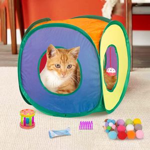 Cat Toys Bundle 33er Pack Interaktives Kätzchens pielzeug für Indoor Cats <span class=keywords><strong>Kitty</strong></span> mit zusammen klappbarem Spielt unnel rohrzelt - Product Image 4