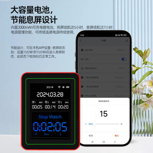 Asker Air Quality Monitor ZN-MT29 LCD Display CO2 Formaldehyde TVOC PM2.5 Detector With App Control - Product Image 1