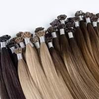 Extensions de cheveux vietnamiennes de haute qualité Remy Double Drawn Noir naturel 1 #   Extensions de cheveux 100% naturels à pointe plate en kératine pour salon