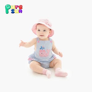 Conjunto de Macacão para Recém-Nascidos 100% Algodão Orgânico, Pijamas Bubble para Meninas, Macacões para Bebês - Product Image 2