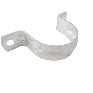 Custom bending part metal saddle bracket for electrical conduit