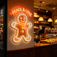 Joyeux Noël – Enseigne néon personnalisée vintage avec nom, lumière LED, décoration murale de vacances, cadeau, décoration artistique pour la maison, la fête, la chambre, le bar