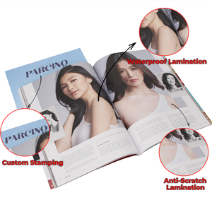 OEM özel boyut stil tam renkli yumuşak kapak kitap moda dergi baskısı özelleştirilmiş - Product Image 3